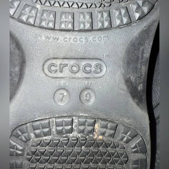 Crocs Black On The Clock LiteRide™ Work Slip-On Sz(7M -9W) - Picture 7 of 7